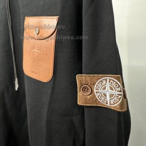 Stone Island X Dior Collab Hoodie Black - Afbeelding 5