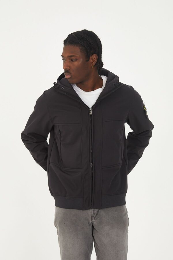 Stone Island Softshell MOD 1 Nardo Grijs